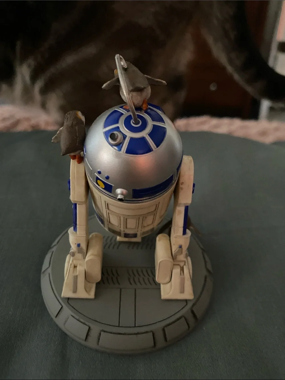 Hallmark Star Wars R2-D2 with Porgs Ornament - White & Blue